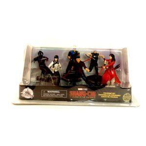 Disney Store Marvel Shang-Chi & The Legend of the ten rings 6 Figurine Set New